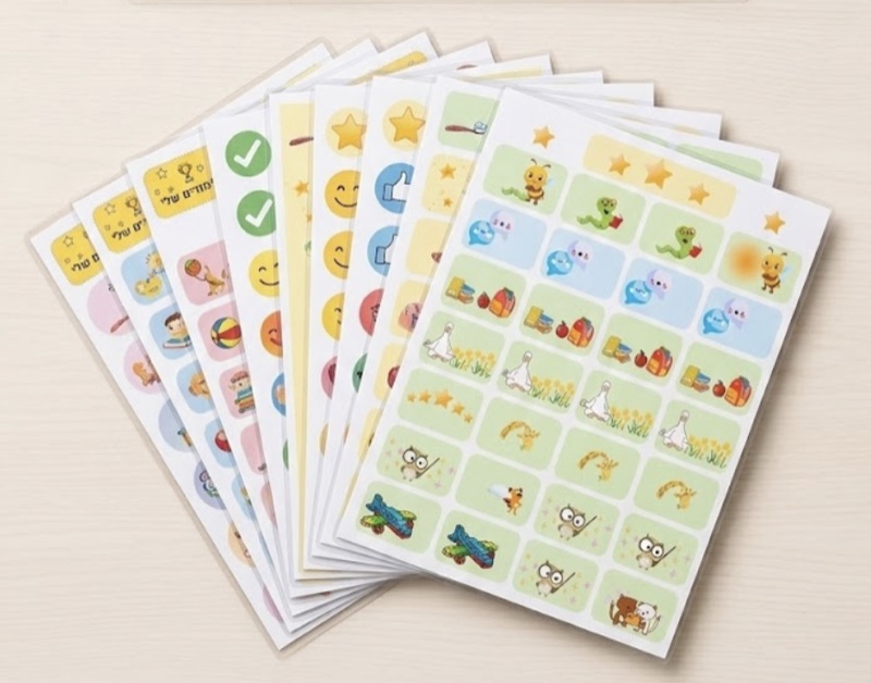 תוספת מדבקות מטרות